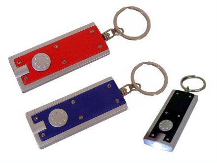 Chaveiro para brindes com mini lanterna 