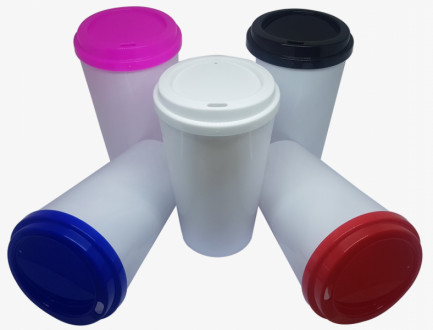 Copo Personalizado 500ml Com Tampa - Confira aqui o melhor pre�o! | A7 Brindes