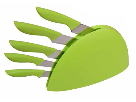 Jogo de Facas personalizado com suporte para cozinha