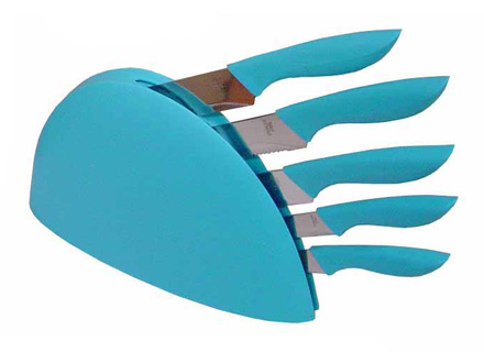 Jogo de Facas personalizado com suporte para cozinha