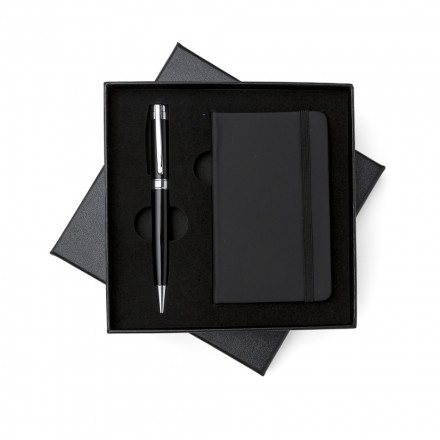 Kit Caneta Metal Personalizada e Moleskine Personalizada - Confira aqui o melhor preo! | A7 Brindes
