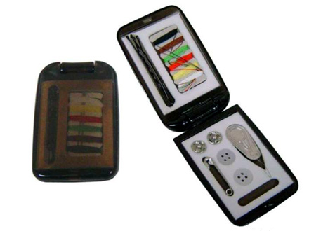 Kit costura para brindes com estojo de pl�stico