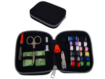 Kit costura promocional com linhas em diversas cores