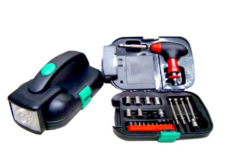 Kit ferramenta para brindes Profissional com lanterna port�til