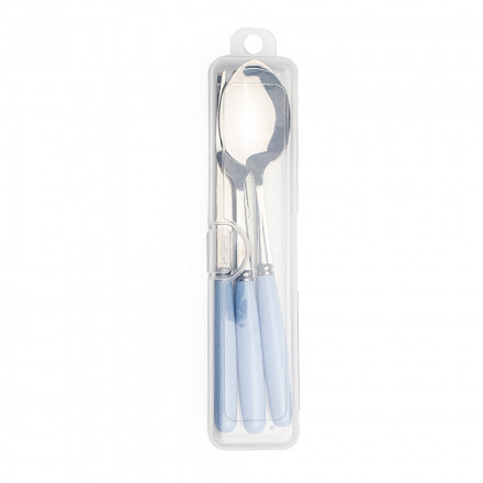 Kit Talheres Personalizado 3 Peas X18860 - Confira aqui o melhor preo! | A7 Brindes