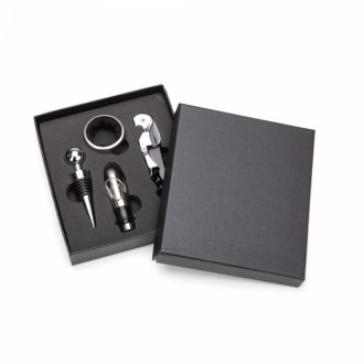Kit Vinho Personalizado 4 Pe�as X19120 - Confira aqui o melhor pre�o! | A7 Brindes