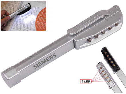 Lanterna personalizada com 5 leds. (N�o acompanha pilha)