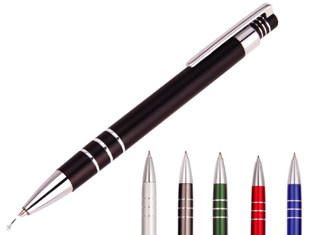 Lapiseira para brindes de metal em diversas cores