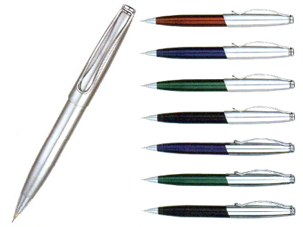 Lapiseira para brindes metalizada em diversas cores