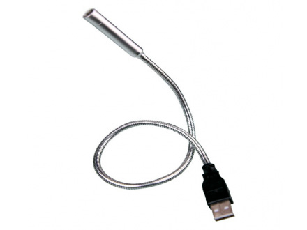 Lumin�ria para brindes com 1 l�mpada e entrada USB
