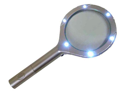 Lupa para brindes com ilumina��o