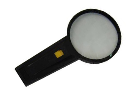 Lupa personalizada grande com l�mpada
