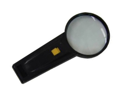 Lupa personalizada pequena com l�mpada