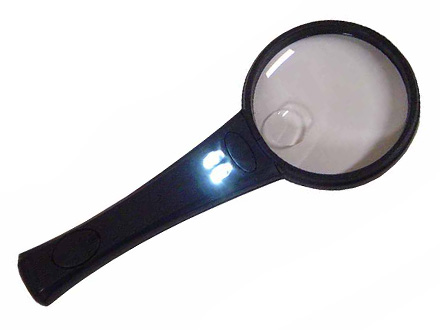 Lupa promocional com ponto de luz 90mm