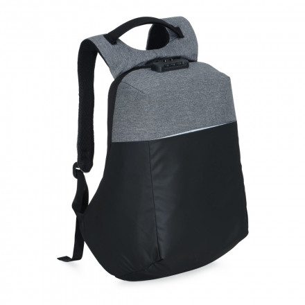 Mochila de Polister Anti-Furto USB com Segredo