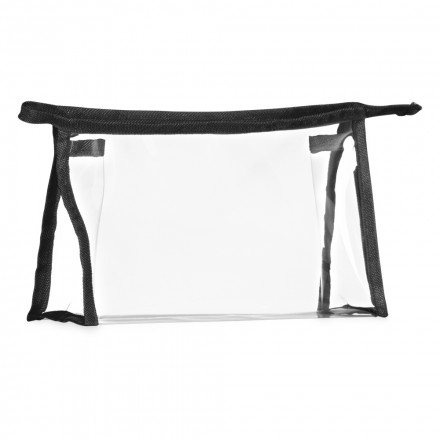 Necessaire Personalizada Pl�stica com Detalhe Nylon - Confira aqui o melhor pre�o! | A7 Brindes