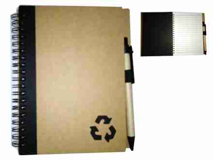 Porta bloco ecol�gico promocional com caneta