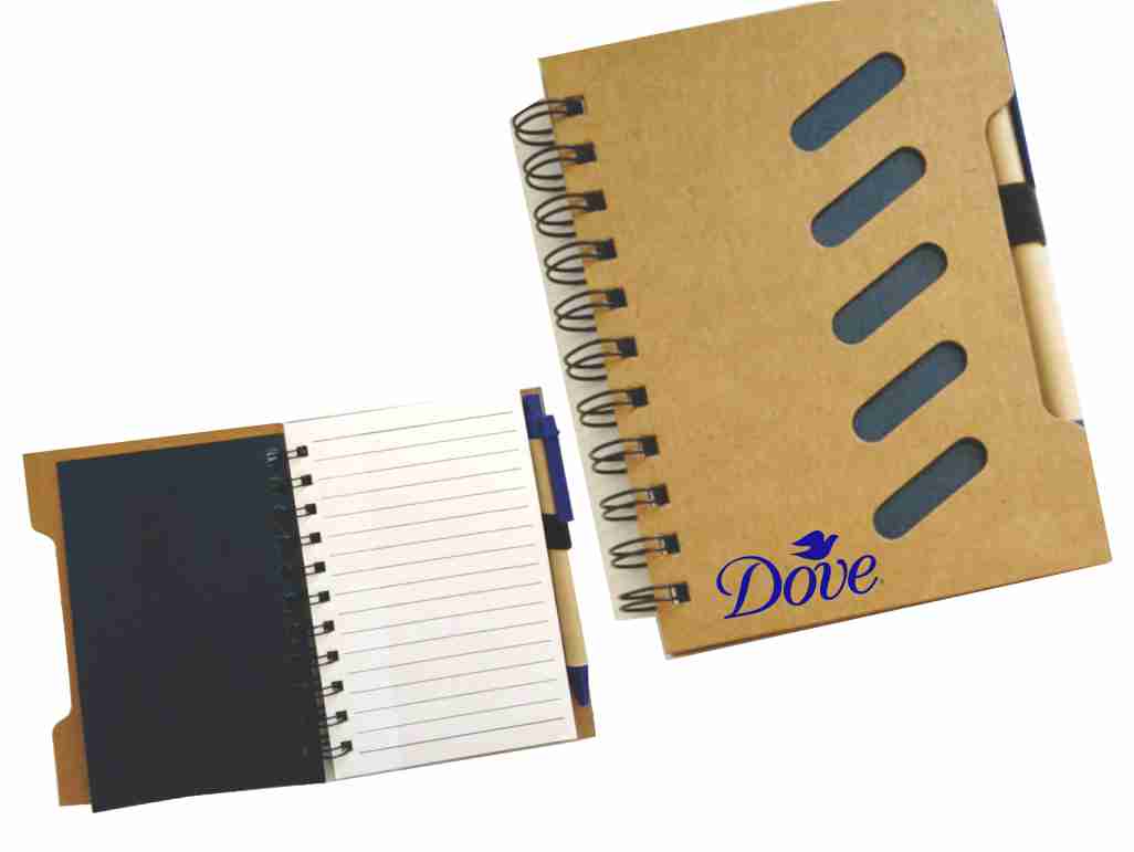 Porta bloco para brindes ecol�gico com caneta inclusa
