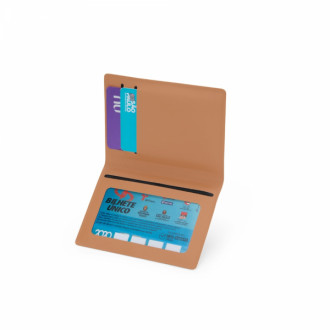 Porta Carto Personalizado em Cortia X8248 - Confira aqui o melhor preo! | A7 Brindes