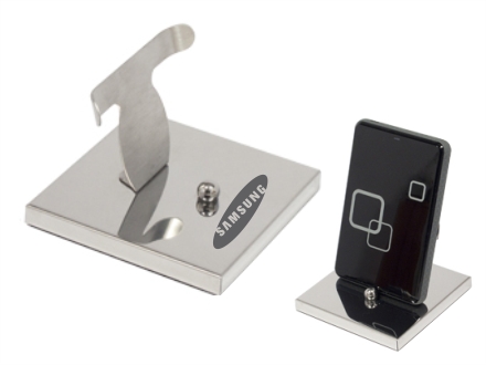 Porta celular personalizado em inox