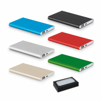 Power Bank Personalizado de Alum�nio 4000 mAh - Confira aqui o melhor pre�o! | A7 Brindes