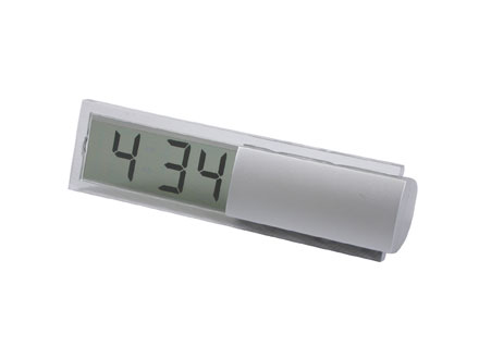 Rel�gio para brindes com display transparente