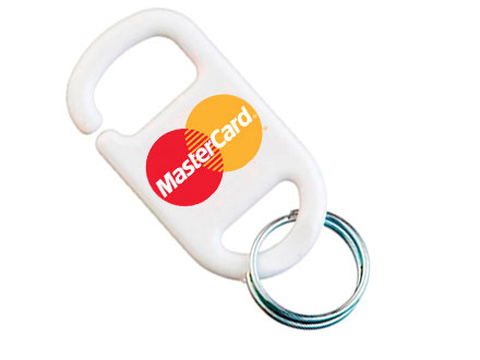 Chaveiro personalizado simples de pl�stico
